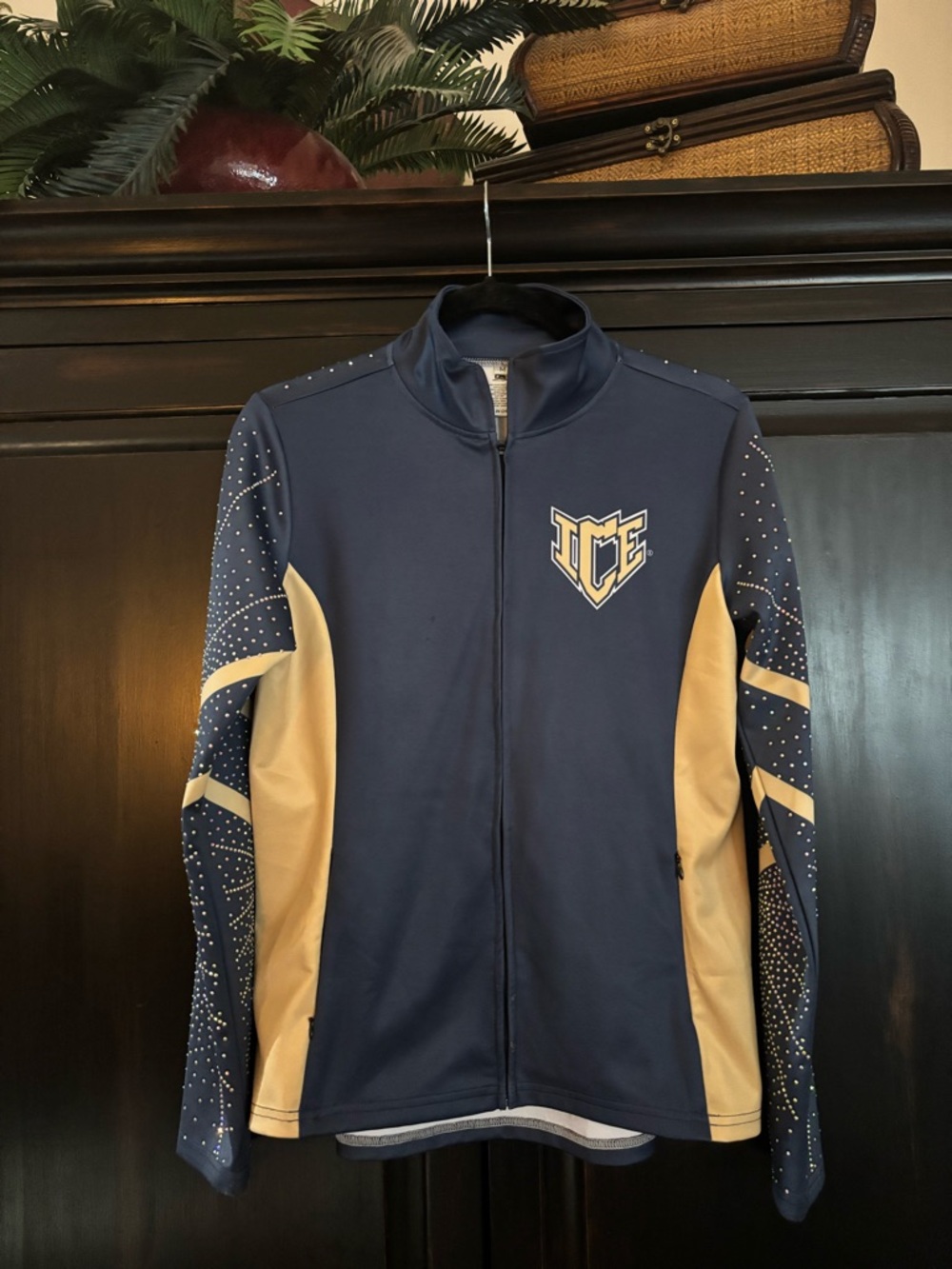 ICE Allstars Warm up Navy and Gold Full-Zip Jacket